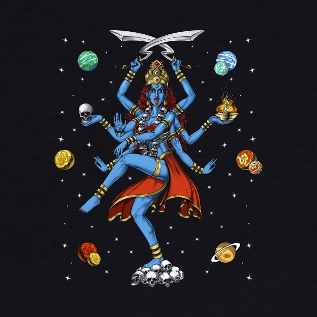 Kali Hindu Goddess by underheaven